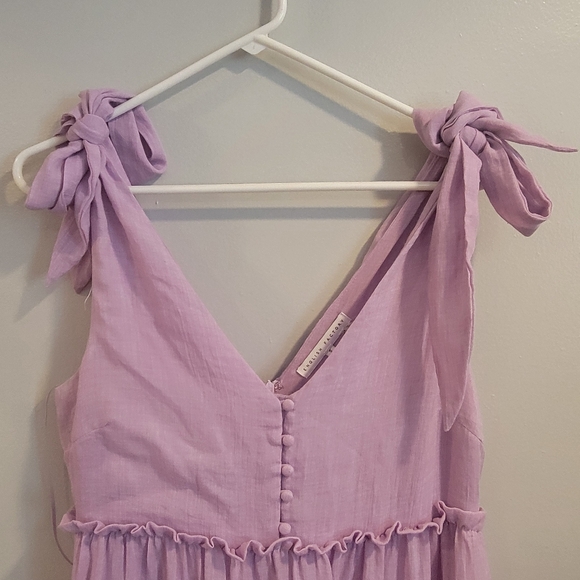 English Factory Purple Lilac Maxi Dress Size Small - Picture 3 of 8